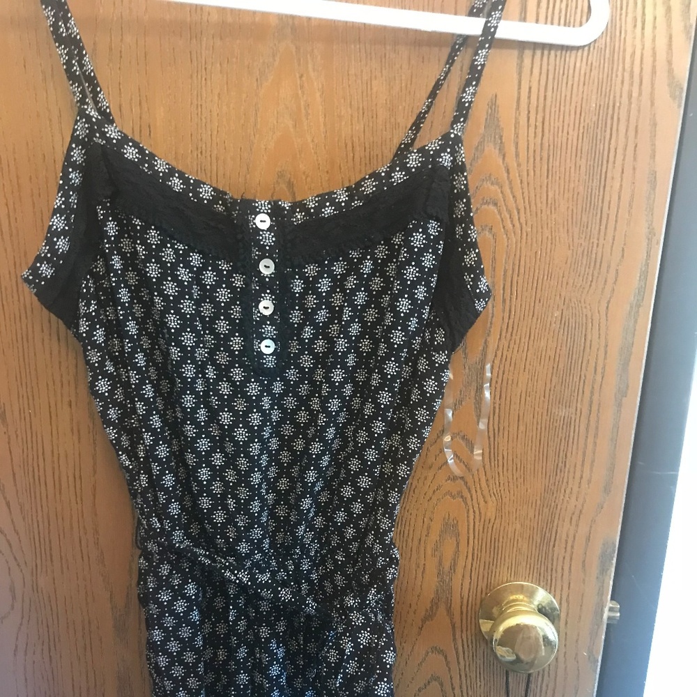 Black and White Small Romper